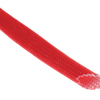 Guaina per cavi intrecciata RS PRO in Fibra di vetro con acrilico, Ø 4mm, L. 5m, col. Rosso
