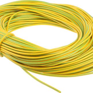 Guaina per cavi RS PRO in PVC, Ø 2mm, L. 50m, col. Verde/Giallo