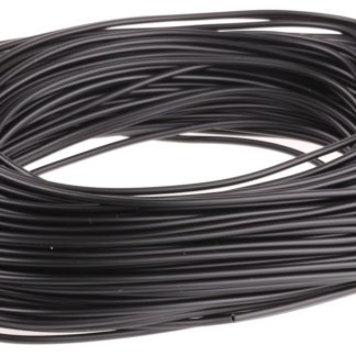 Guaina per cavi RS PRO in PVC, Ø 2mm, L. 50m, col. Nero