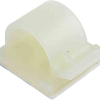 Fermacavo RS PRO in Nylon 66, Ø fascio 13.51mm max, 25.6 x 25.5 x 17.2mm, col. , Autoadesivo