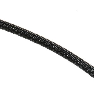 Guaina per cavi intrecciata RS PRO in PET, Ø 3mm, L. 30m, col. Nero, espandibile