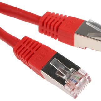 Cavo Ethernet Cat6 (S/FTP) RS PRO, guaina in PVC col. Rosso, L. 2m, Con terminazione
