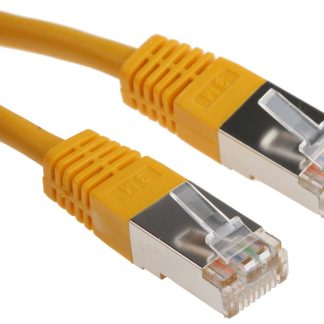 Cavo Ethernet Cat6 (S/FTP) RS PRO, guaina in PVC col. Giallo, L. 3m, Con terminazione