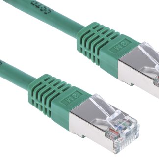 Cavo Ethernet Cat6 (S/FTP) RS PRO, guaina in PVC col. Verde, L. 3m, Con terminazione