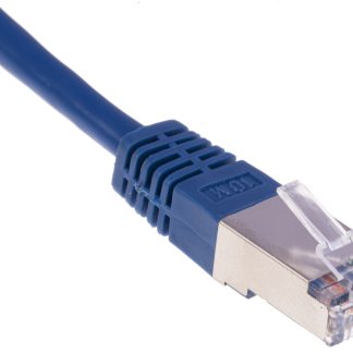 Cavo Ethernet Cat6 (S/FTP) RS PRO, guaina in PVC col. Blu, L. 10m, Con terminazione