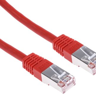 Cavo Ethernet Cat6 (S/FTP) RS PRO, guaina in PVC col. Rosso, L. 10m, Con terminazione