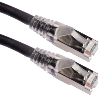 Cavo Ethernet Cat6 (S/FTP) RS PRO, guaina in PVC col. Nero, L. 5m, Con terminazione