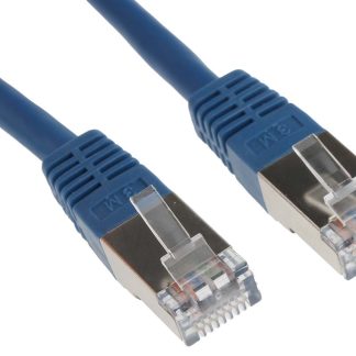 Cavo Ethernet Cat6 (S/FTP) RS PRO, guaina in PVC col. Blu, L. 3m, Con terminazione