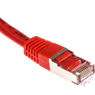 Cavo Ethernet Cat6 (S/FTP) RS PRO, guaina in PVC col. Rosso, L. 5m, Con terminazione