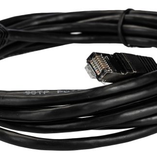 Cavo Ethernet Cat6 (S/FTP) RS PRO, guaina in PVC col. Nero, L. 3m, Con terminazione