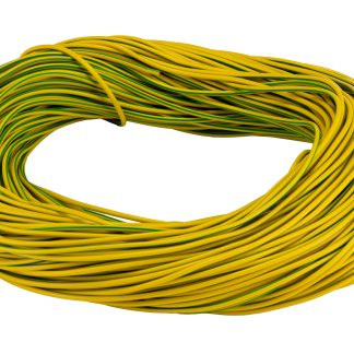 Guaina per cavi HellermannTyton in PVC, Ø 4mm, L. 100m, col. Verde/Giallo