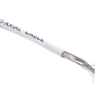 Cavo coassiale Van Damme RG179, L. 100m, 75 Ω, col. Bianco