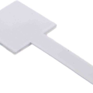 Puntale a uncino RS PRO in Alluminio, 69.8 x 25.4 x 7.9mm, col. Bianco, Autoadesivo