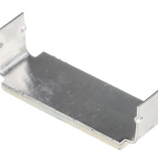 Fascetta fermacavi aperta RS PRO in Alluminio, Ø fascio 10mm max, 25.6 x 9.8 x 7.6mm, col. , Autoadesivo