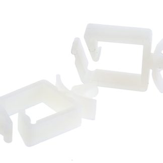 Clip a staffa RS PRO in Nylon 66, 5.5 x 15.9 x 14.2mm, col. , A pressione