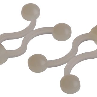 Clip fermacavi RS PRO in Nylon 66, Ø fascio 7.6mm max, col. , A scatto