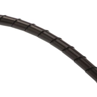 Avvolgicavo a spirale HellermannTyton, Nero, in , in PA 6 nylon, Ø cavo 4mm - 5mm, Ø interno 4mm, Ø fascio 20mm max