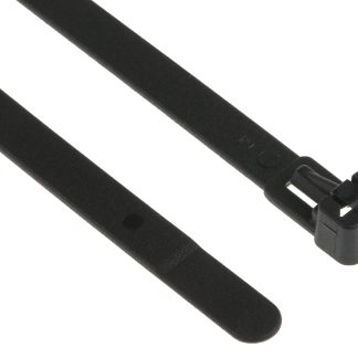 Fascette fermacavi HellermannTyton REL140 in Poliammide 6.6 (PA66), 150mm x 7,6 mm, col. Nero