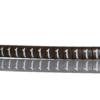 Segnacavo HellermannTyton A scorrimento, Ømin 1mm, Ømax 3mm, lunghezza 3.5mm, confez. da 250pz No 1