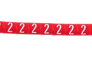 Segnacavo HellermannTyton A scorrimento, Ømin 1mm, Ømax 3mm, lunghezza 3.5mm, confez. da 250pz No 2