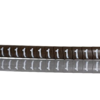 Segnacavo HellermannTyton A scorrimento, Ømin 2mm, Ømax 5mm, lunghezza 3.5mm, confez. da 250pz No 1