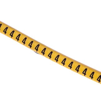 Segnacavo HellermannTyton A scorrimento, Ømin 2mm, Ømax 5mm, lunghezza 3.5mm, confez. da 250pz No 4