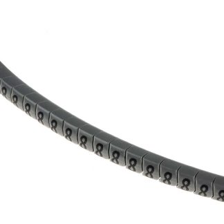 Segnacavo HellermannTyton A scorrimento, Ømin 2mm, Ømax 5mm, lunghezza 3.5mm, confez. da 250pz No 8