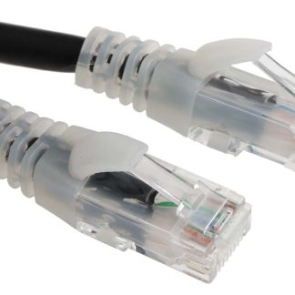 Cavo Ethernet Cat6 (U/UTP) RS PRO, guaina in LSZH col. Nero, L. 3m, Con terminazione