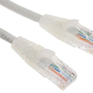 Cavo Ethernet Cat5e (U/UTP) RS PRO, guaina in LSZH col. Grigio, L. 2m, Con terminazione