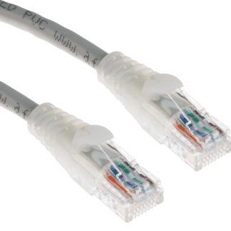 Cavo Ethernet Cat5e (U/UTP) RS PRO, guaina in PVC col. Grigio, L. 5m, Con terminazione