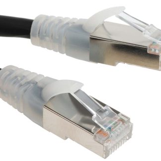Cavo Ethernet Cat6 (F/UTP) RS PRO, guaina in LSZH col. Nero, L. 2m, Con terminazione