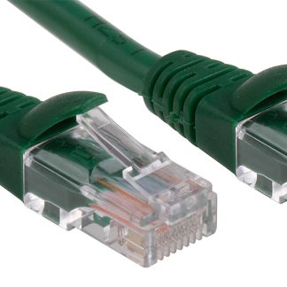 Cavo Ethernet Cat5e (U/UTP) RS PRO, guaina in LSZH col. Verde, L. 3m, Con terminazione