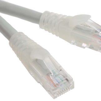 Cavo Ethernet Cat6 (U/UTP) RS PRO, guaina in PVC col. Grigio, L. 3m, Con terminazione