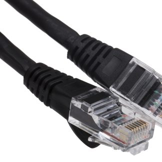 Cavo Ethernet Cat5e (U/UTP) RS PRO, guaina in LSZH col. Nero, L. 10m, Con terminazione