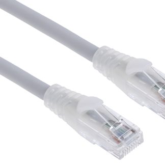 Cavo Ethernet Cat6 (U/UTP) RS PRO, guaina in LSZH col. Grigio, L. 2m, Con terminazione