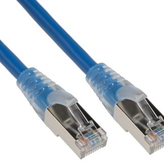 Cavo Ethernet Cat5e (F/UTP) RS PRO, guaina in PVC col. Blu, L. 5m, Con terminazione