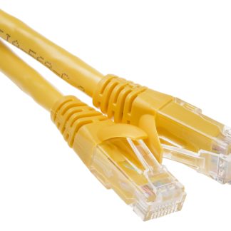 Cavo Ethernet Cat6 (U/UTP) RS PRO, guaina in PVC col. Giallo, L. 3m, Con terminazione