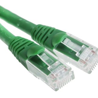Cavo Ethernet Cat6 (U/UTP) RS PRO, guaina in LSZH col. Verde, L. 0.5m, Con terminazione