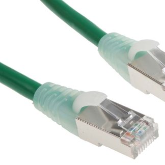 Cavo Ethernet Cat5e (F/UTP) RS PRO, guaina in PVC col. Verde, L. 3m, Con terminazione