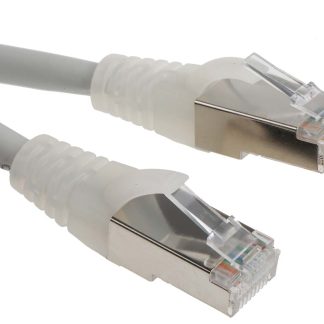 Cavo Ethernet Cat6 (F/UTP) RS PRO, guaina in LSZH col. Grigio, L. 3m, Con terminazione