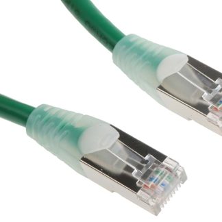 Cavo Ethernet Cat5e (F/UTP) RS PRO, guaina in PVC col. Verde, L. 2m, Con terminazione