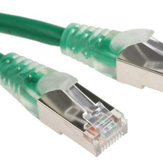 Cavo Ethernet Cat5e (F/UTP) RS PRO, guaina in PVC col. Verde, L. 1m, Con terminazione