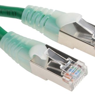 Cavo Ethernet Cat5e (F/UTP) RS PRO, guaina in PVC col. Verde, L. 10m, Con terminazione