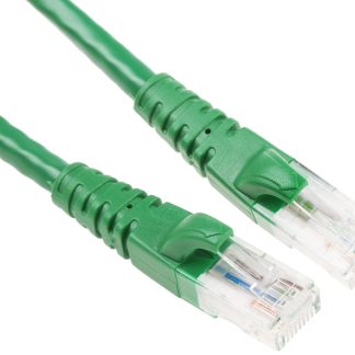 Cavo Ethernet Cat6 (U/UTP) RS PRO, guaina in PVC col. Verde, L. 5m, Con terminazione