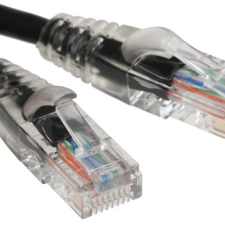 Cavo Ethernet Cat5e (U/UTP) RS PRO, guaina in PVC col. Nero, L. 2m, Con terminazione