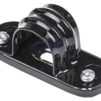 Morsetto a staffa RS PRO in Acciaio, Ø fascio 20mm max, col. Nero