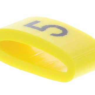 Segnacavo HellermannTyton A scorrimento, Ømin 2.5mm, Ømax 6mm, lunghezza 4.5mm, confez. da 500pz No 5