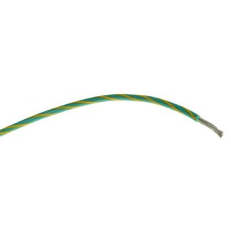 Cavo di collegamento apparecchiature Alpha Wire, 1,3 mm², 16 AWG, 300 V, 30m, Verde-Giallo, UL1007
