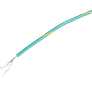 Cavo di collegamento apparecchiature Alpha Wire, 0,23 mm², 24 AWG, 300 V, 30m, Verde-Giallo, UL1007