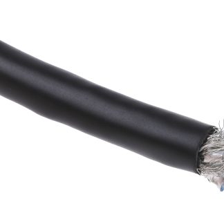 Cavo Ethernet Cat7 (SF/FTP) RS PRO, guaina in PVC col. Nero, L. 100m, Senza terminazione